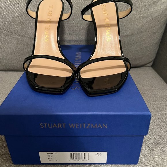 Stuart Weitzman Aleena 100 Black - Picture 4 of 13